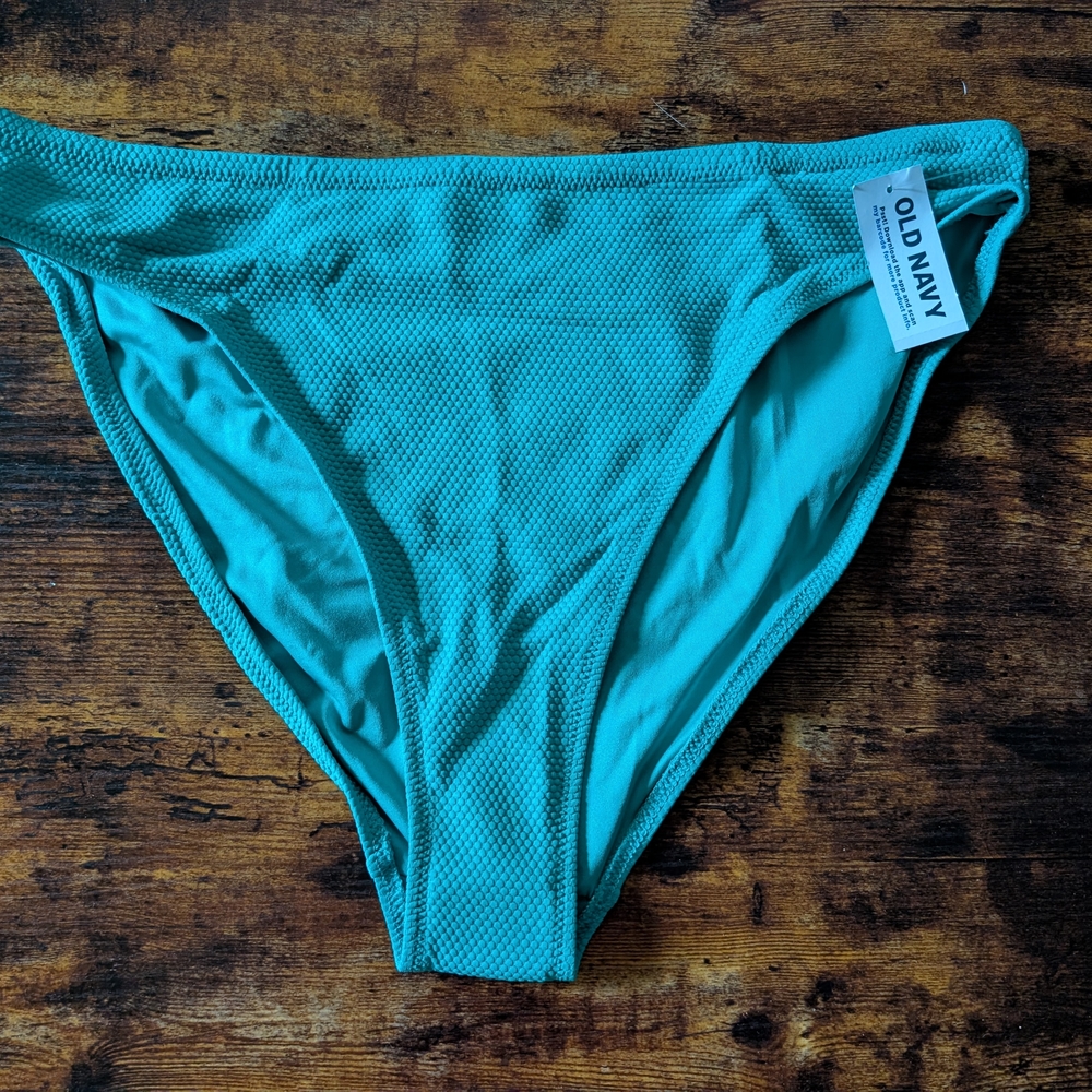 Old Navy Aqua Bikini Bottom